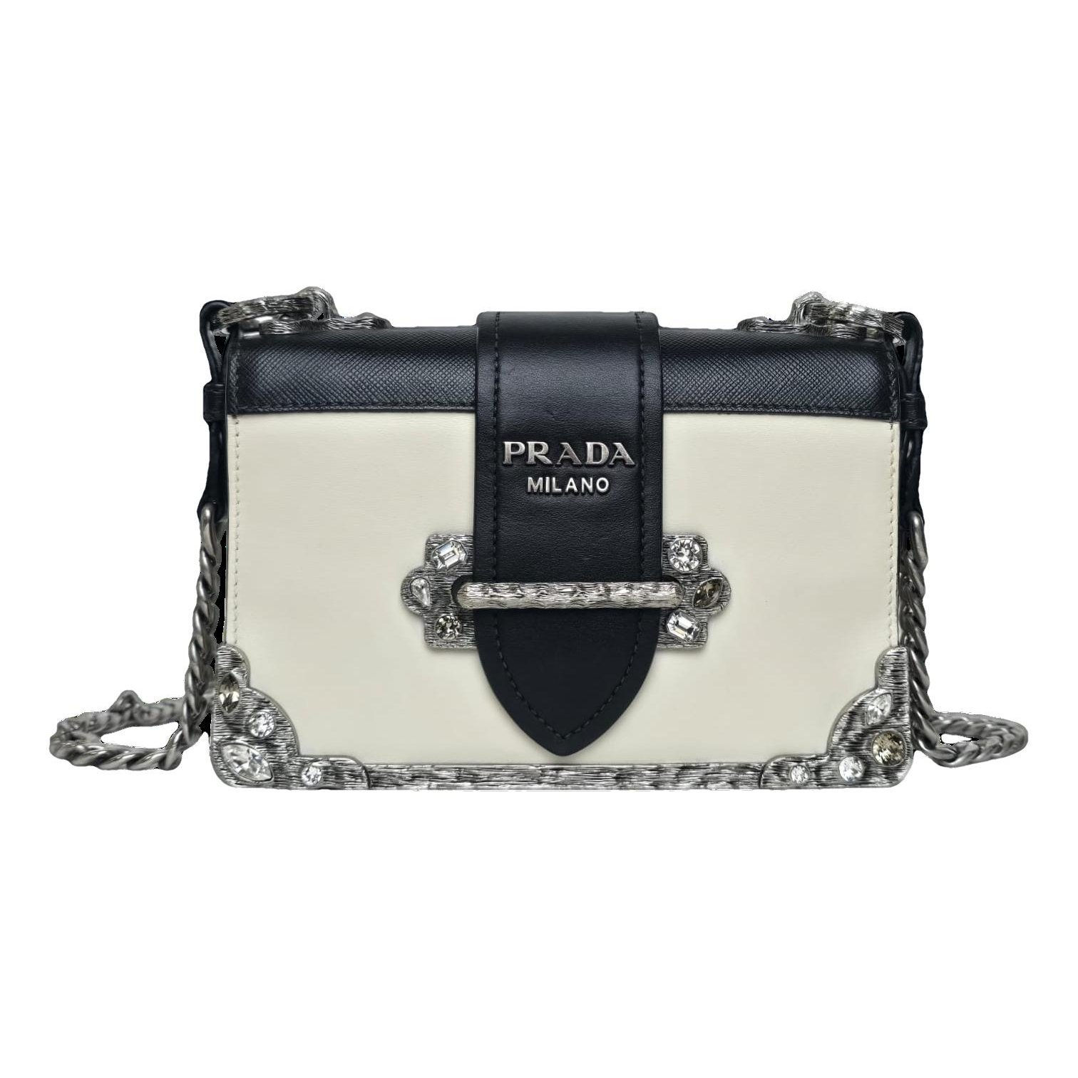 Cahier leather handbag