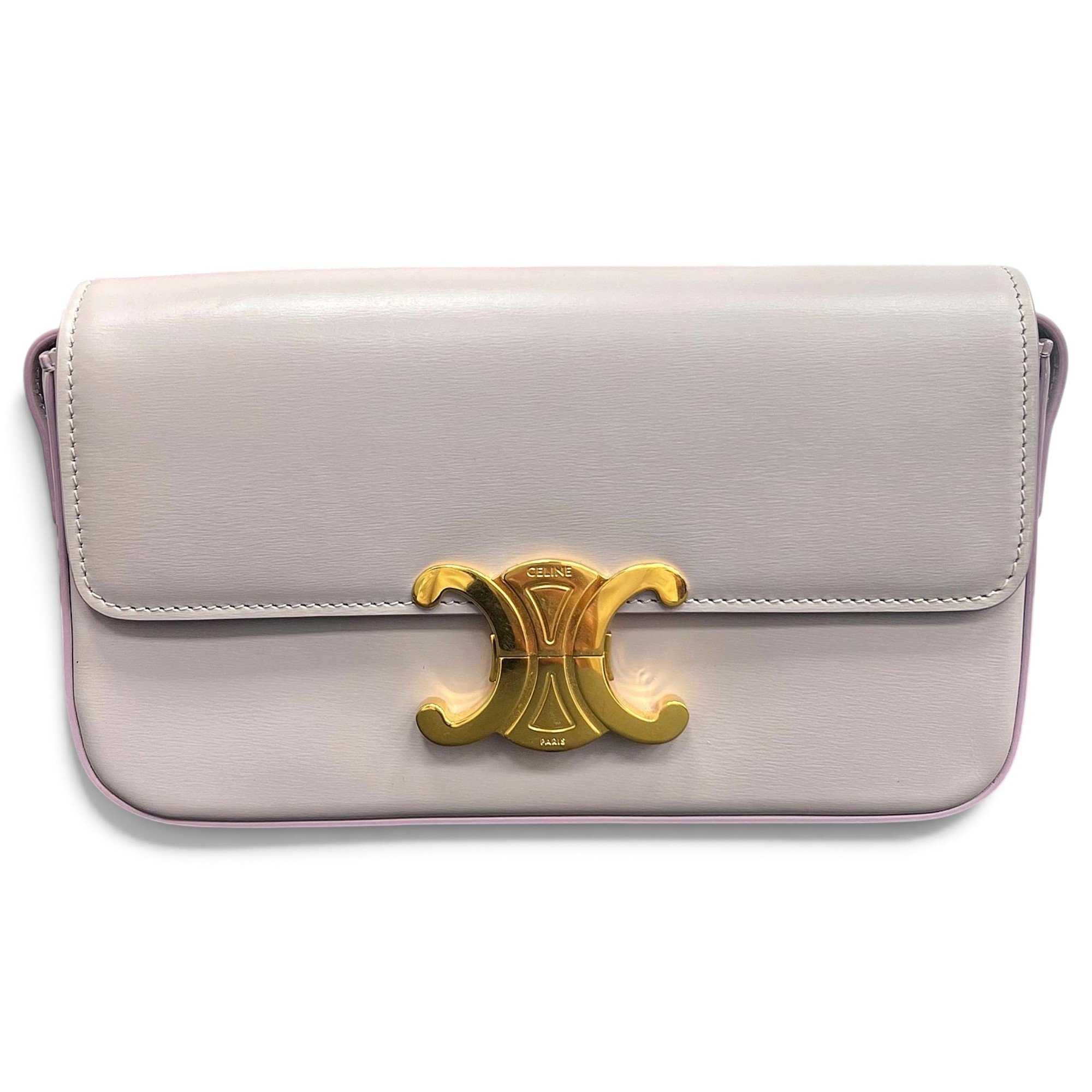 Triomphe leather handbag