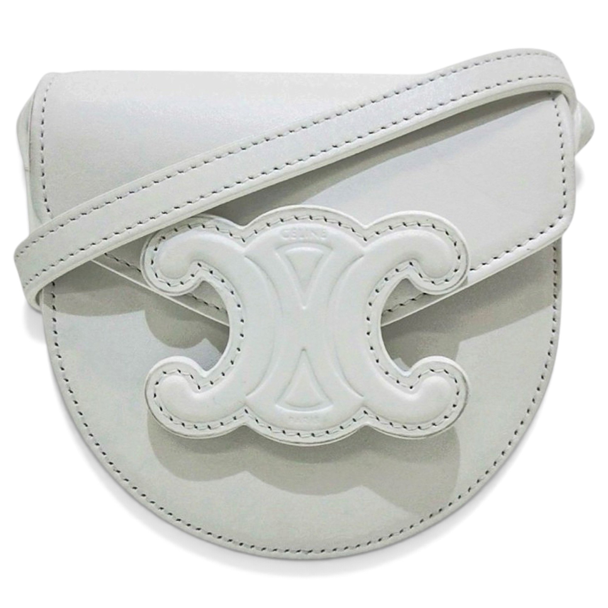 Triomphe leather crossbody bag