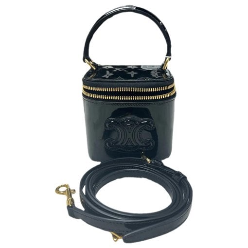 Patent leather handbag