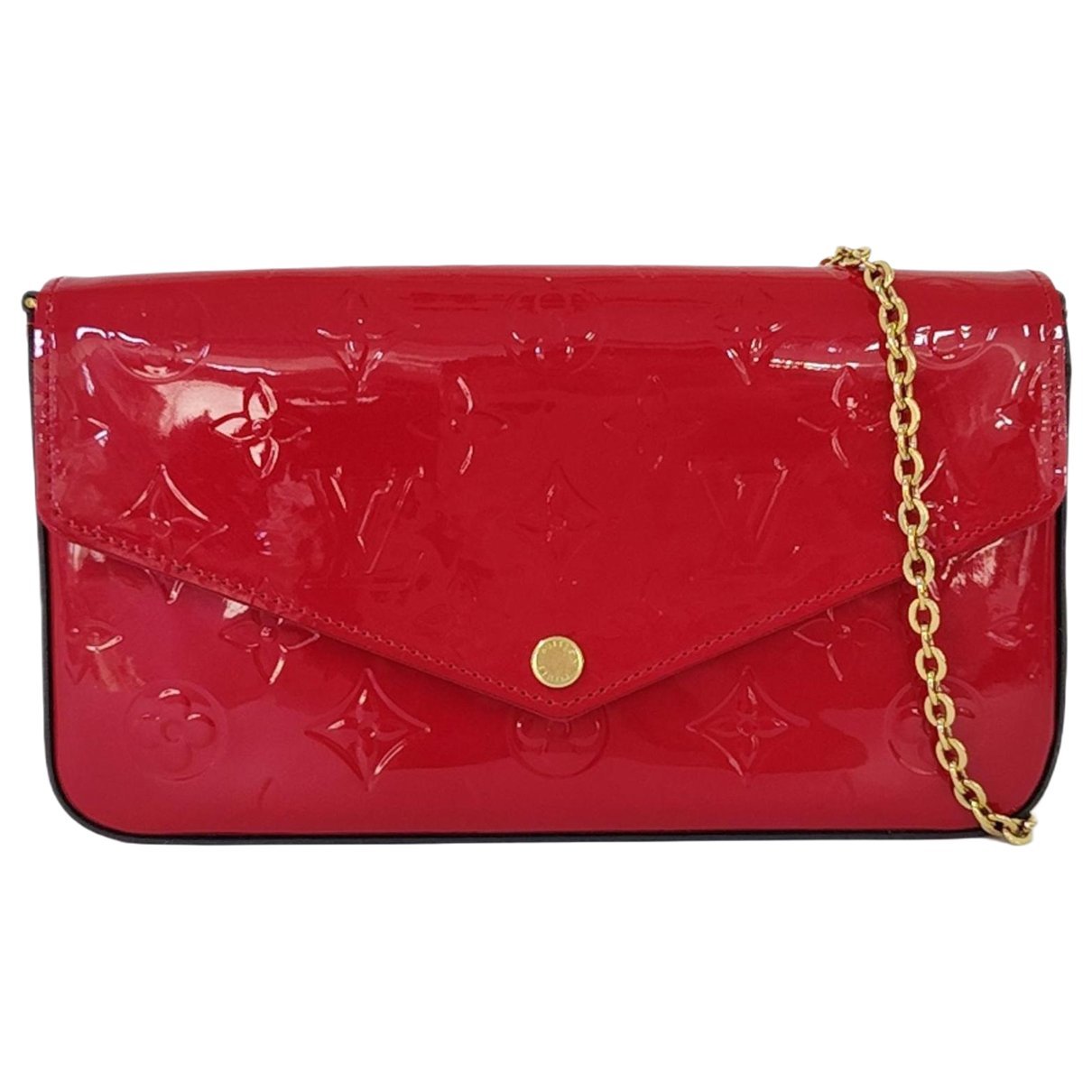 Félicie patent leather crossbody bag