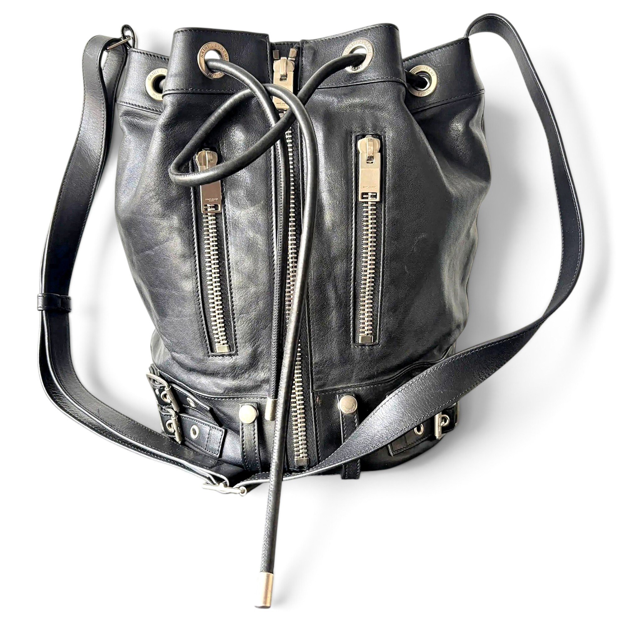 Leather handbag