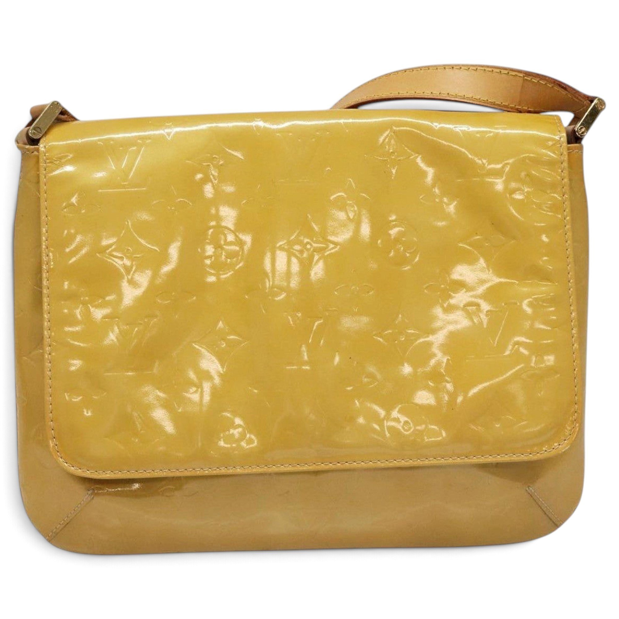 Thompson patent leather handbag