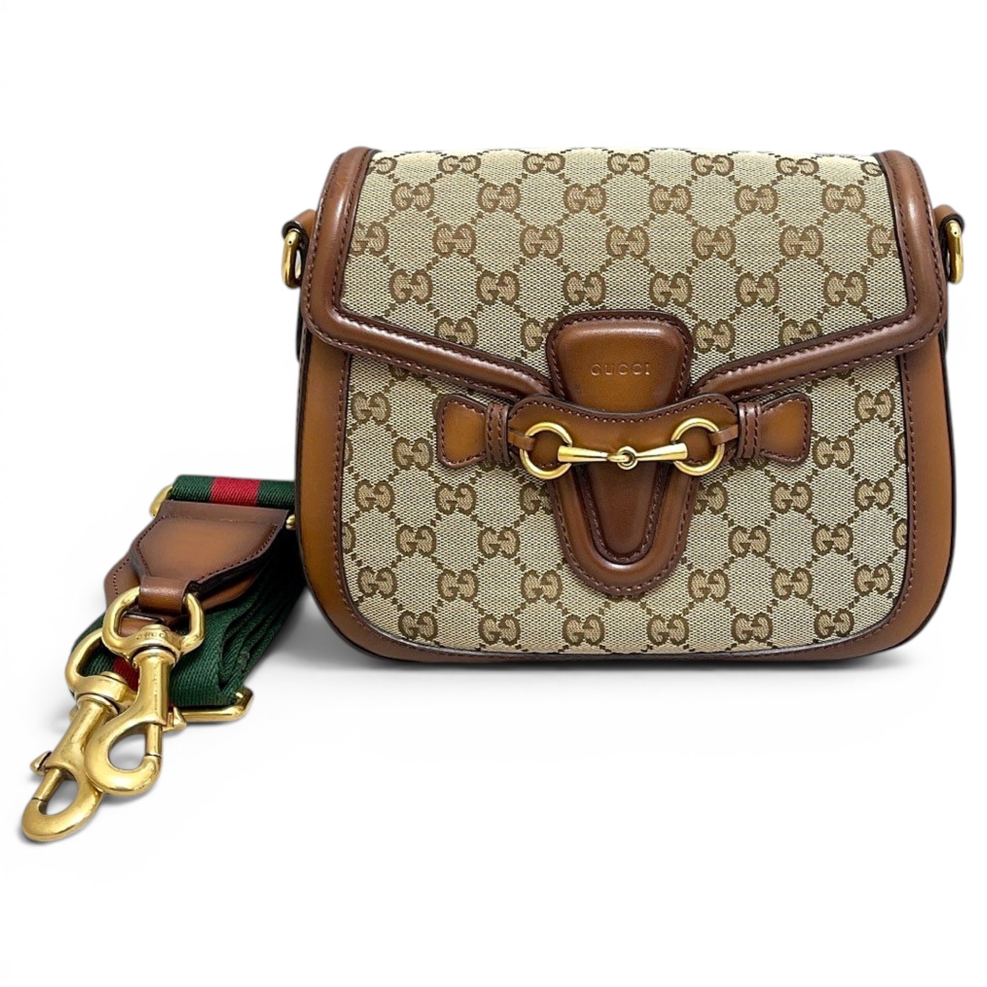 Lady Web leather handbag