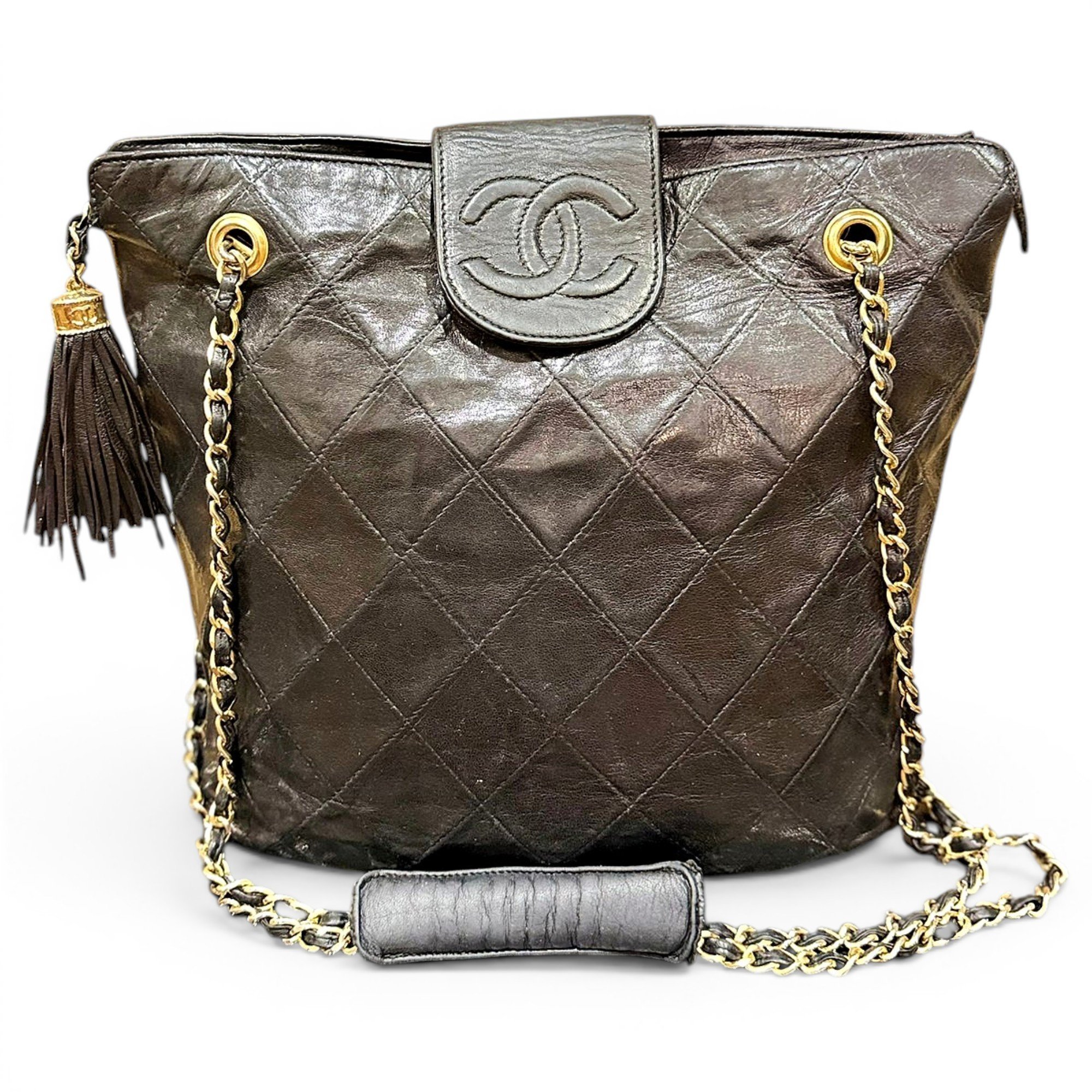 Leather handbag