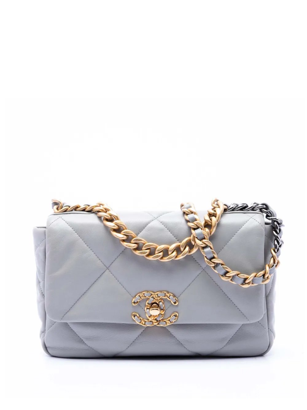 2019 Medium Lambskin 19 Flap satchel