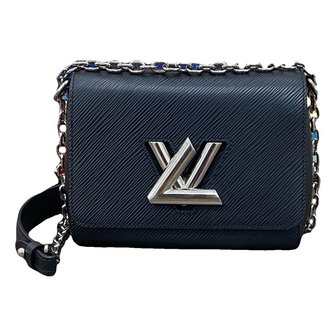 Twist leather handbag