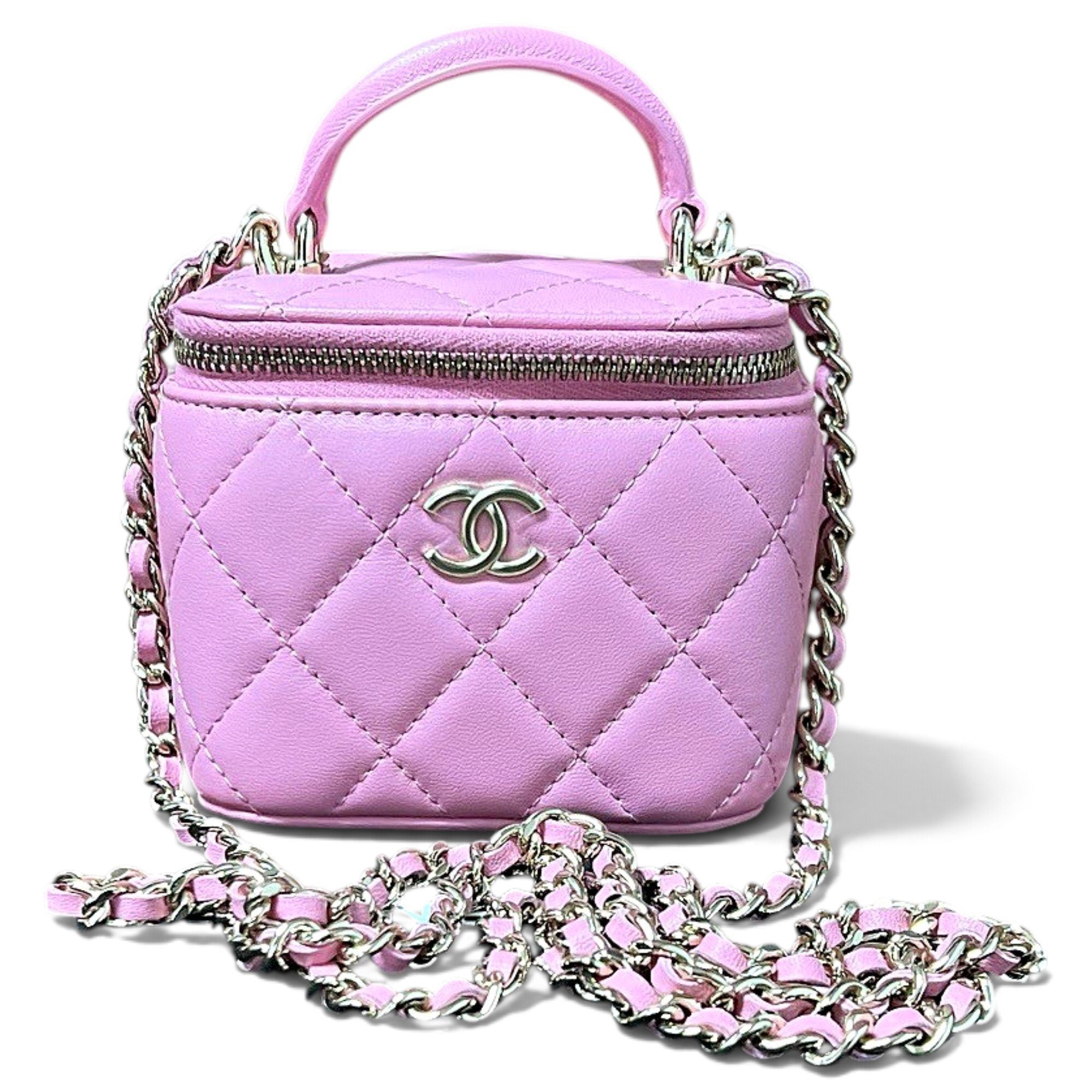 Trendy CC Vanity leather mini bag