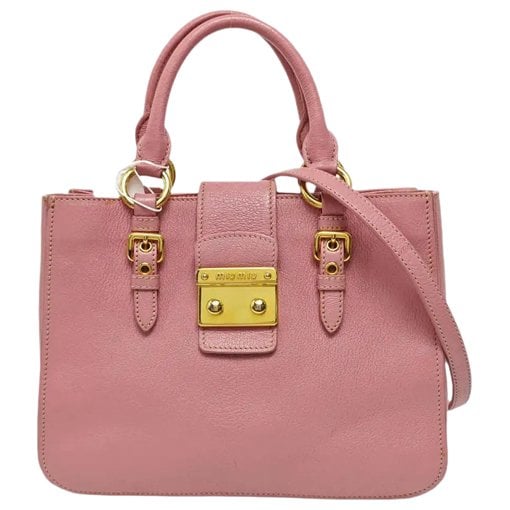 Leather handbag