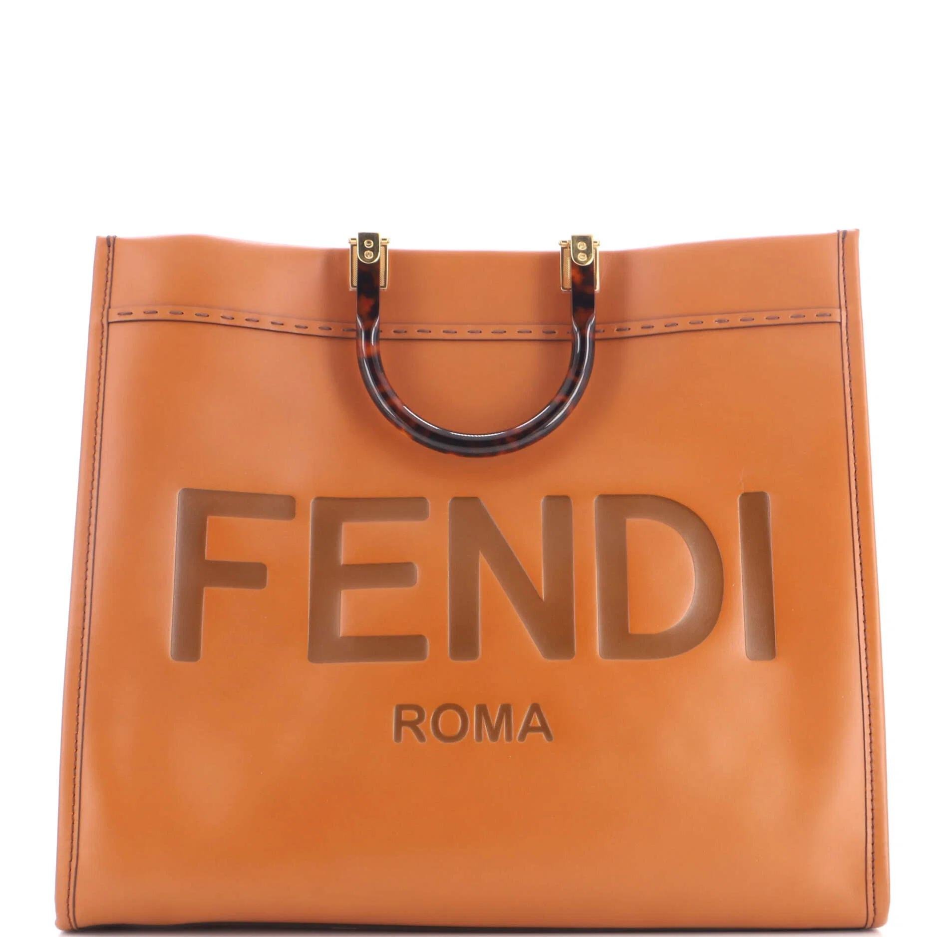 Leather tote