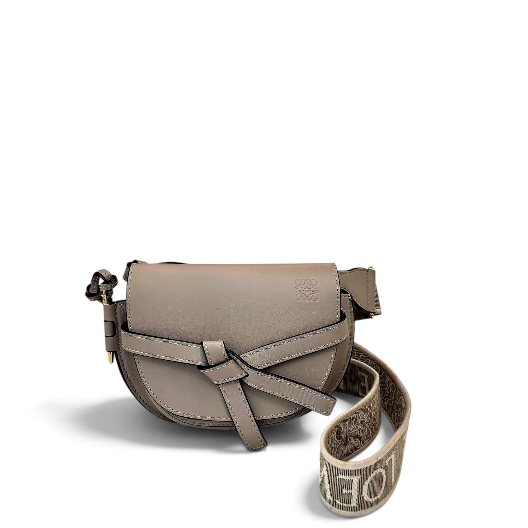 Gate leather crossbody bag