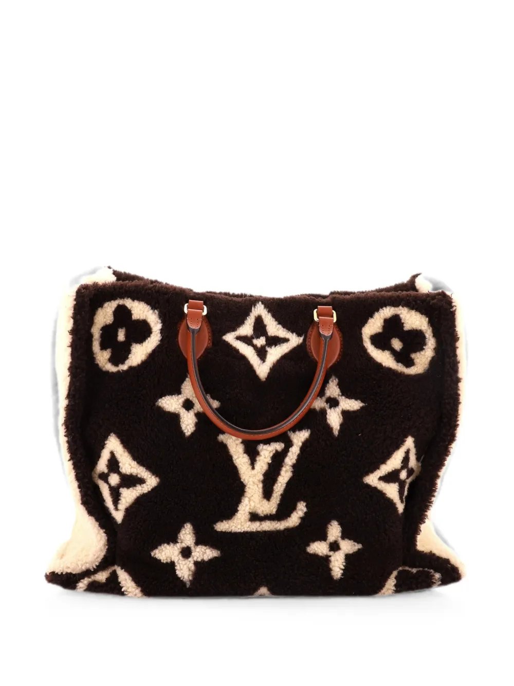 OnTheGo Monogram Giant Teddy Fleece GM tote bag