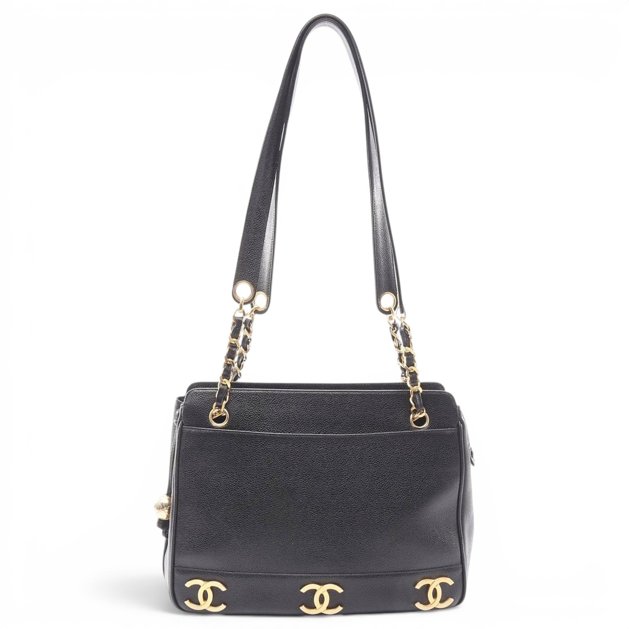 Leather tote
