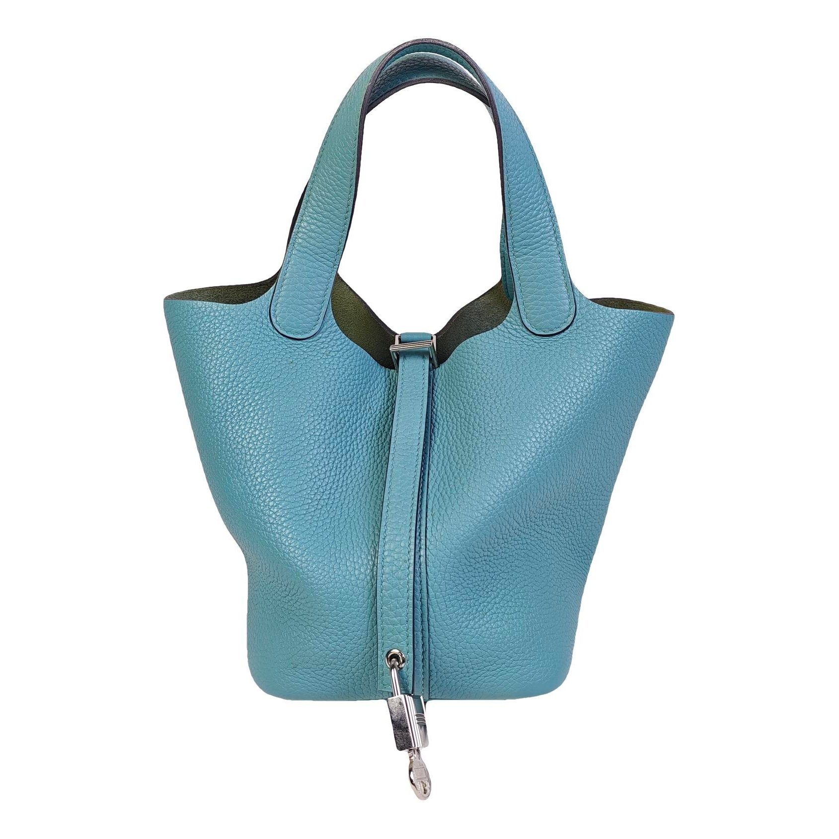 Picotin leather handbag