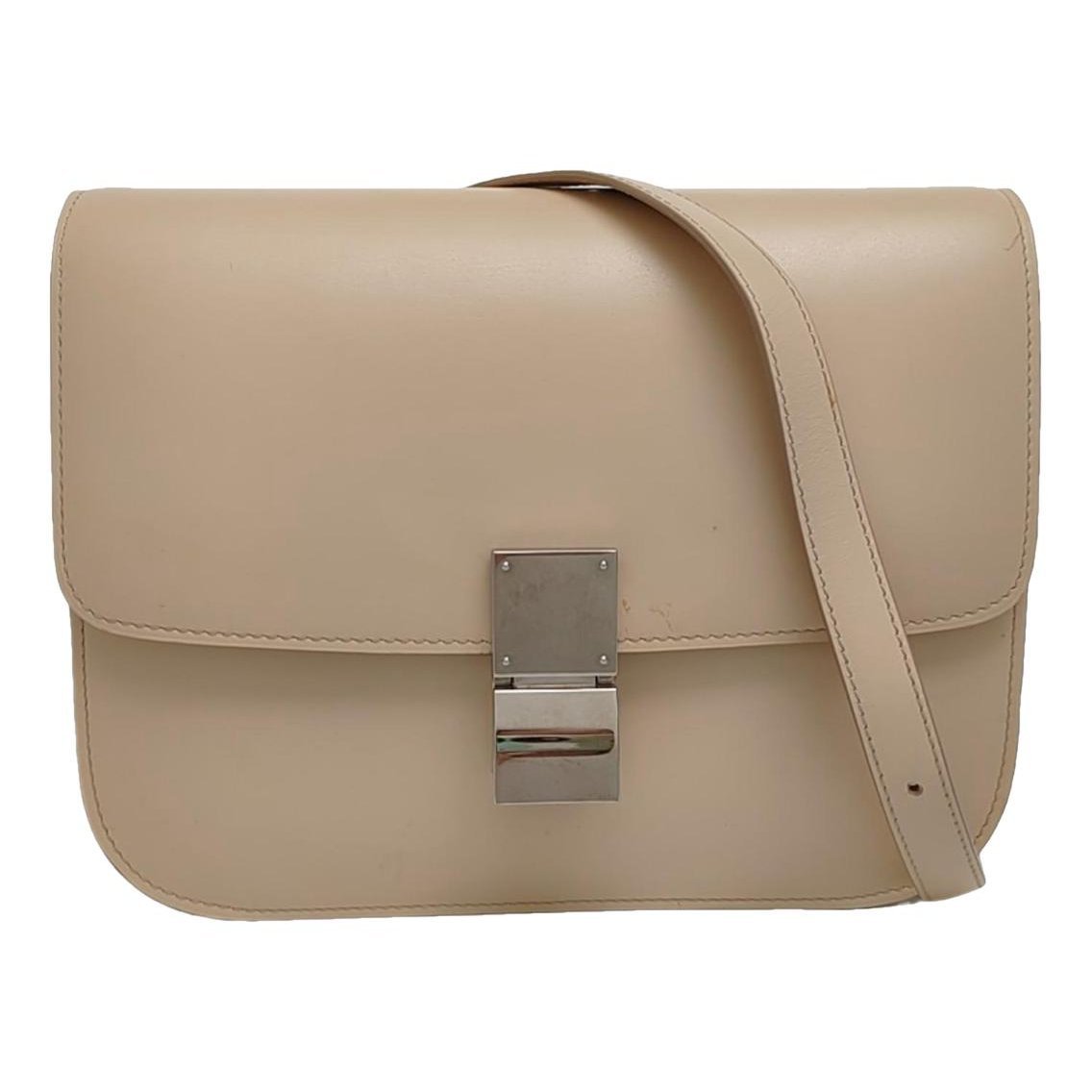 Classic leather crossbody bag