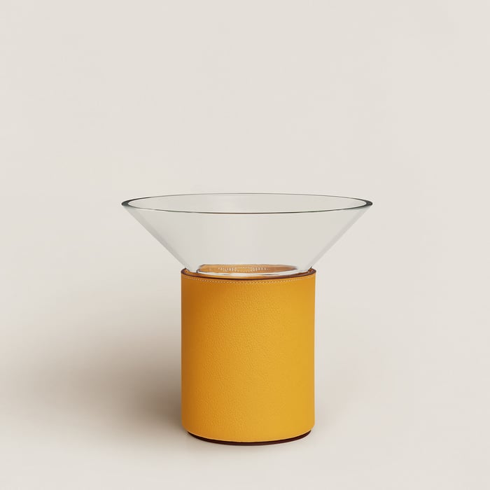 Jaune Ambre Delta Vase, Small Model