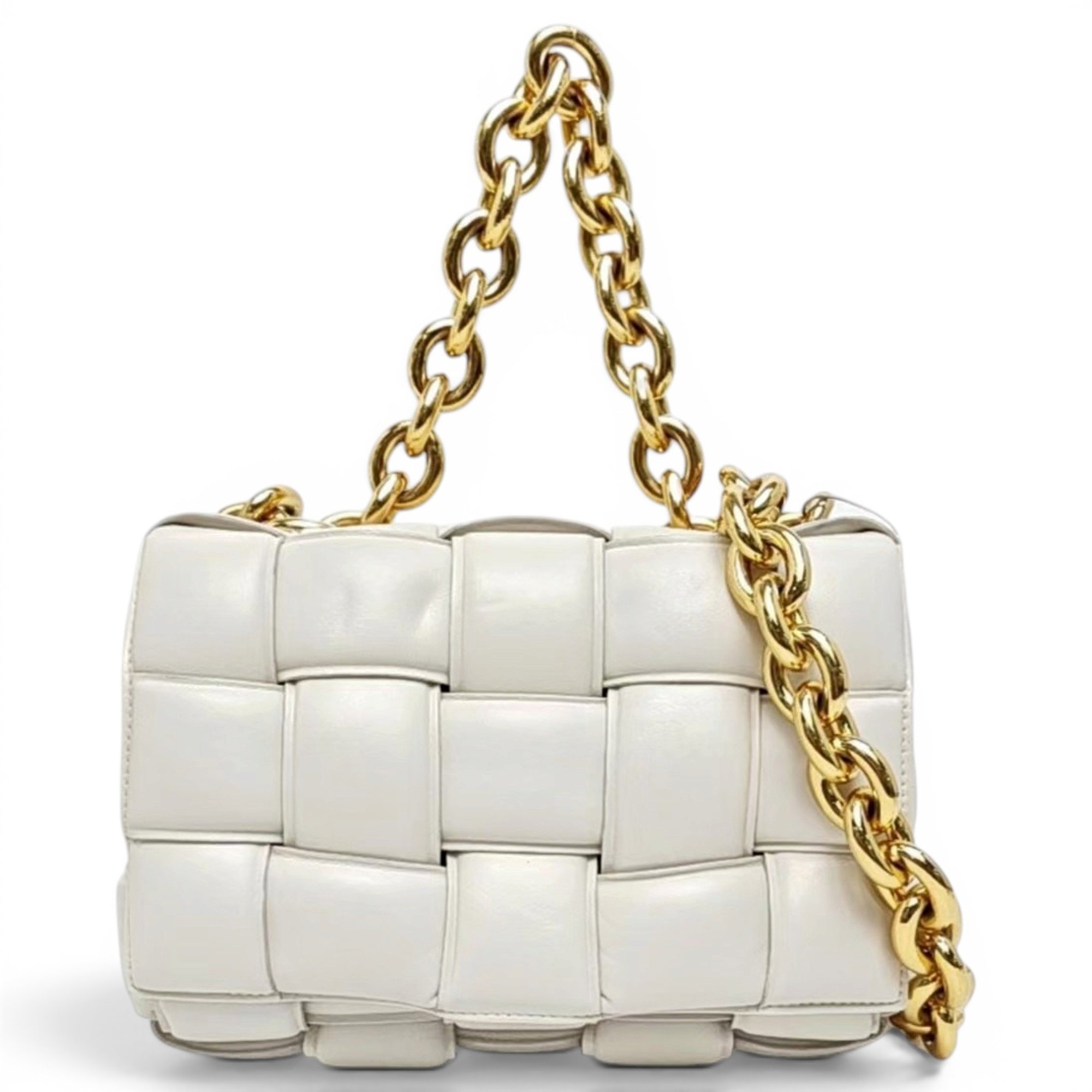 Cassette Padded leather handbag