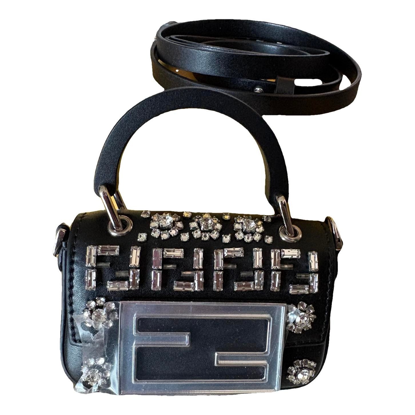 Baguette leather handbag