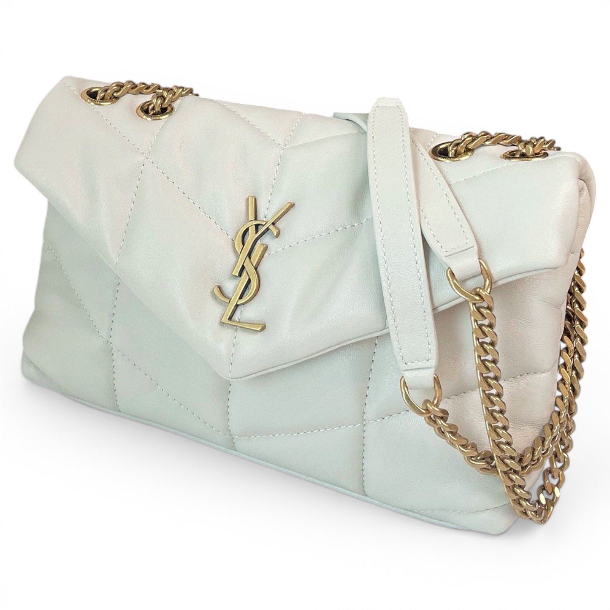 Loulou Puffer leather crossbody bag