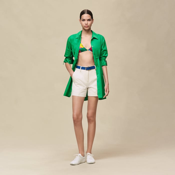Vert Jungle Drawstring Shirt