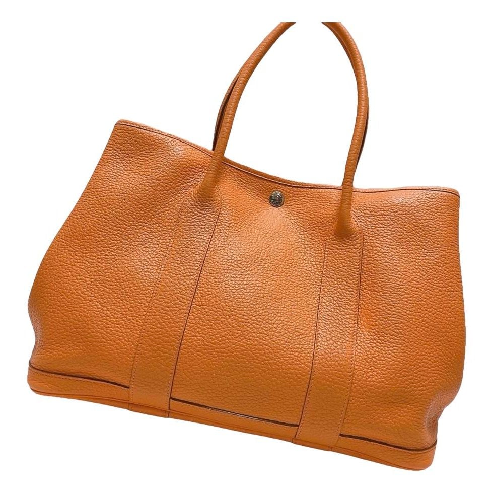 Hermes Garden Party 36 Handbag Orange