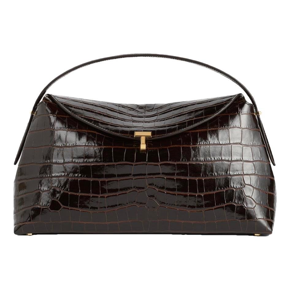T-Lock leather handbag
