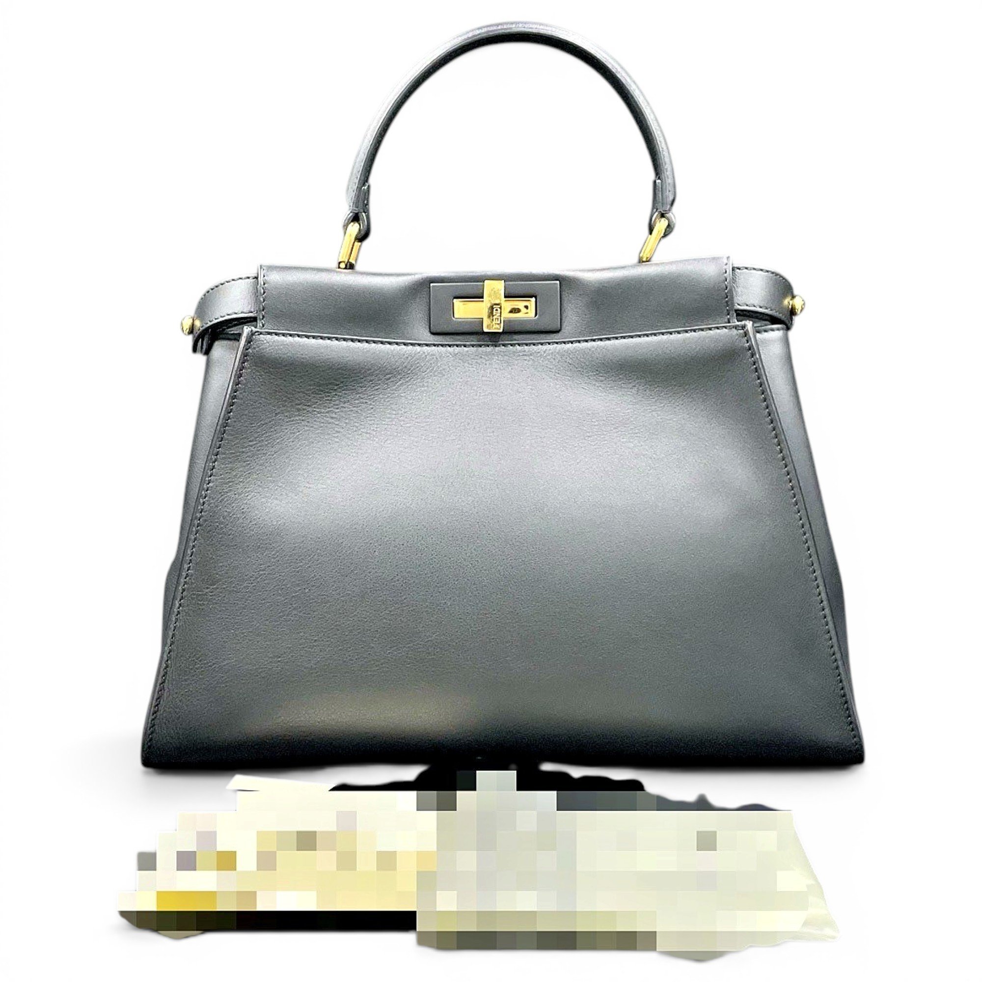 Peekaboo leather handbag
