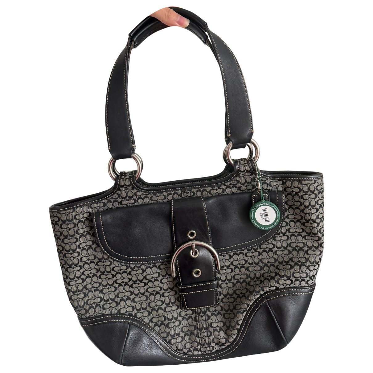 Leather handbag