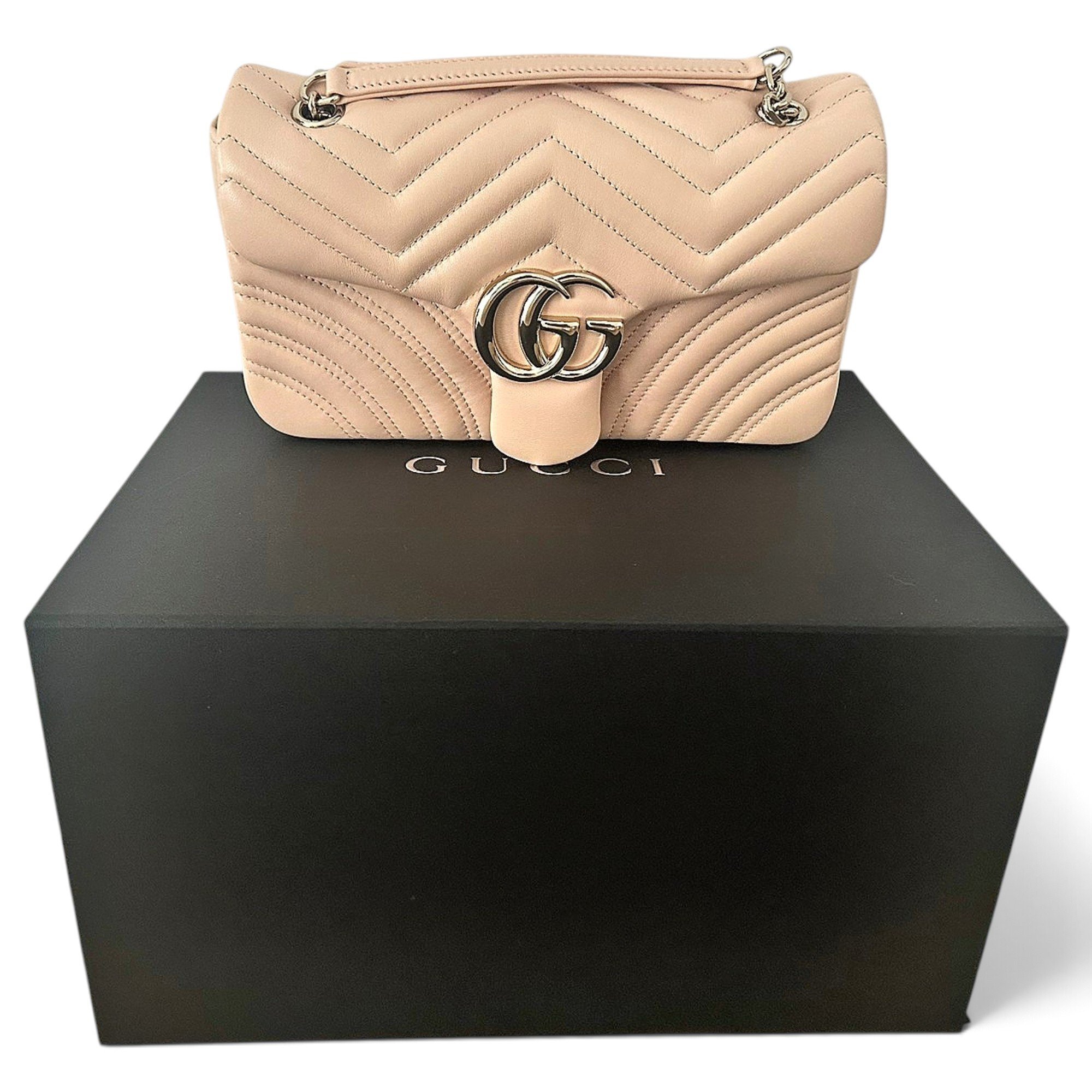 GG Marmont Flap leather crossbody bag