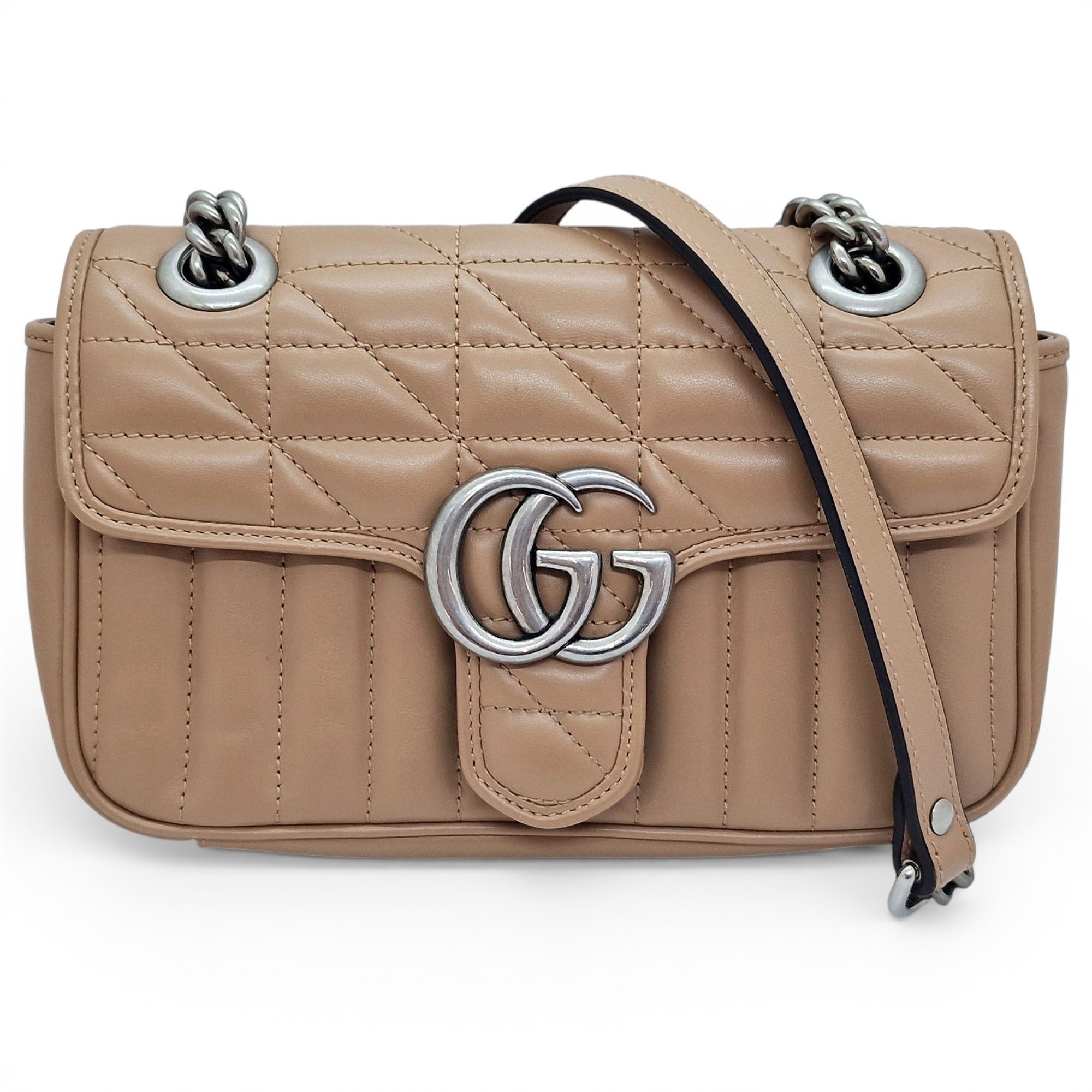 GG Marmont Flap leather handbag