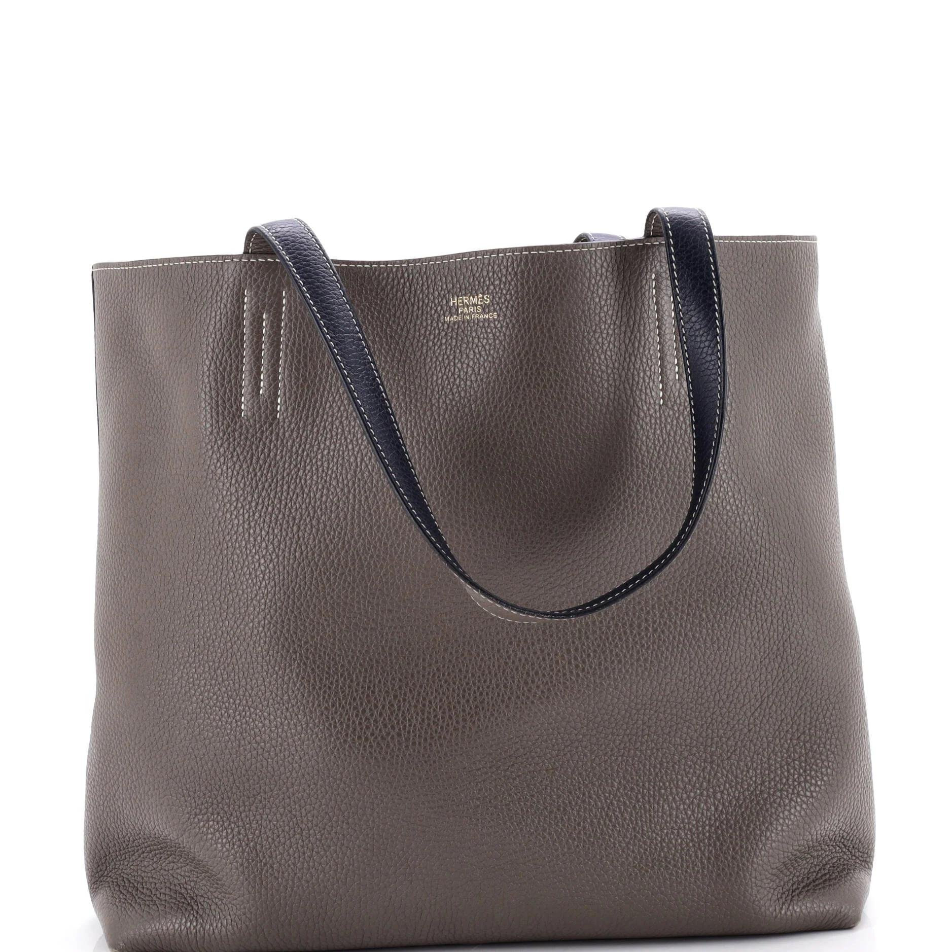 Leather tote