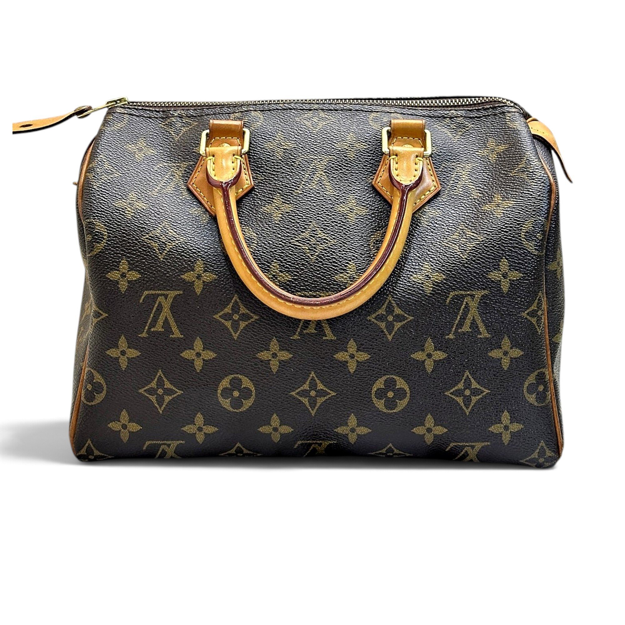 Speedy leather handbag
