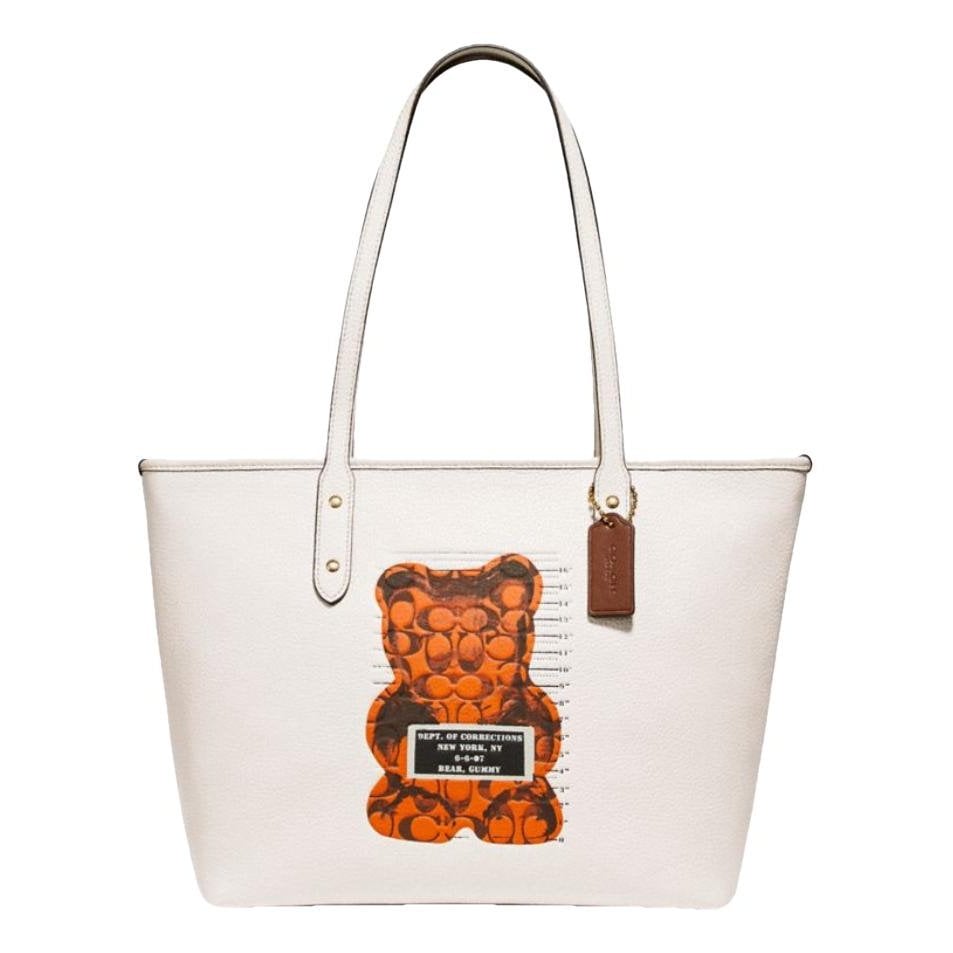 Leather tote