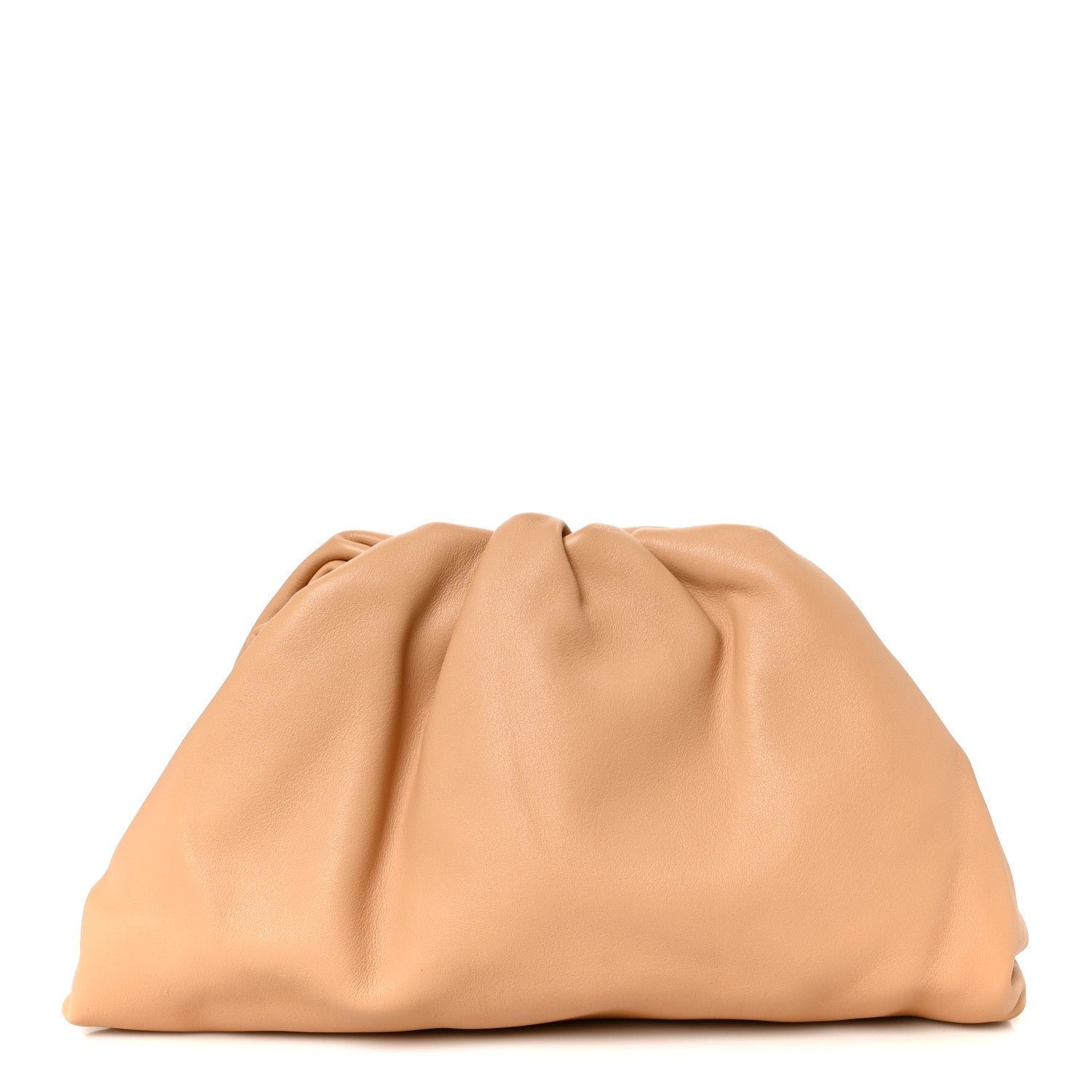 Bottega Veneta Bottega Veneta Calfskin Teen Pouch Caramel