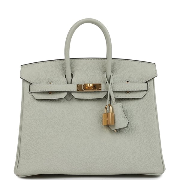 Hermes Hermes Birkin 25 Gris Neve Togo Gold Hardware