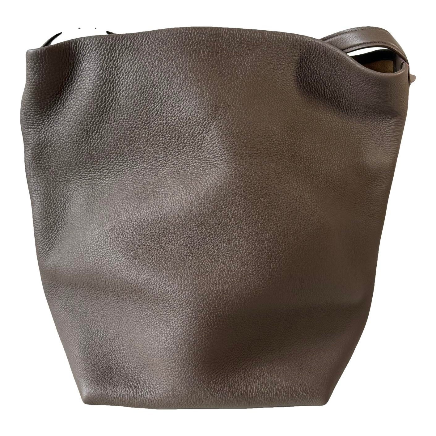 Park N/S leather tote
