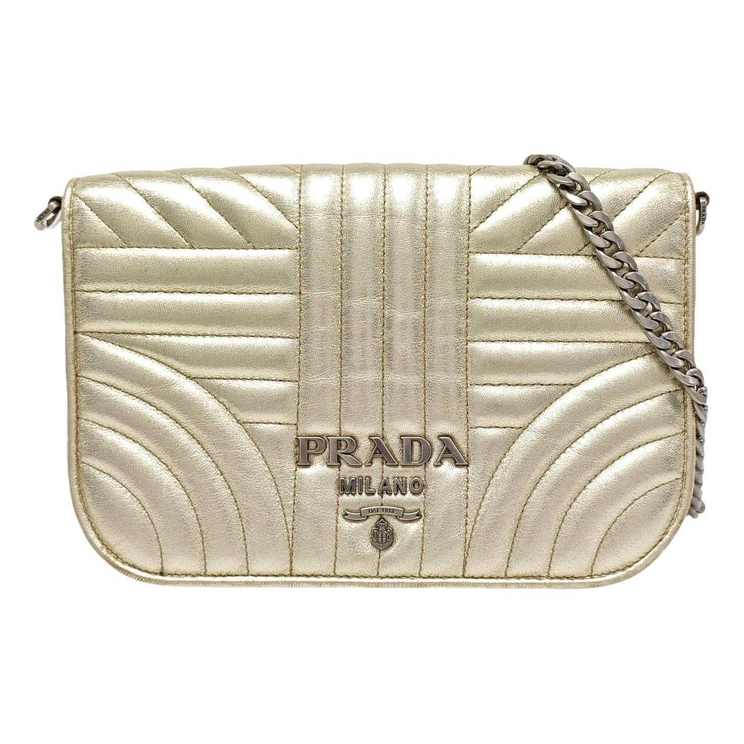 Diagramme leather handbag