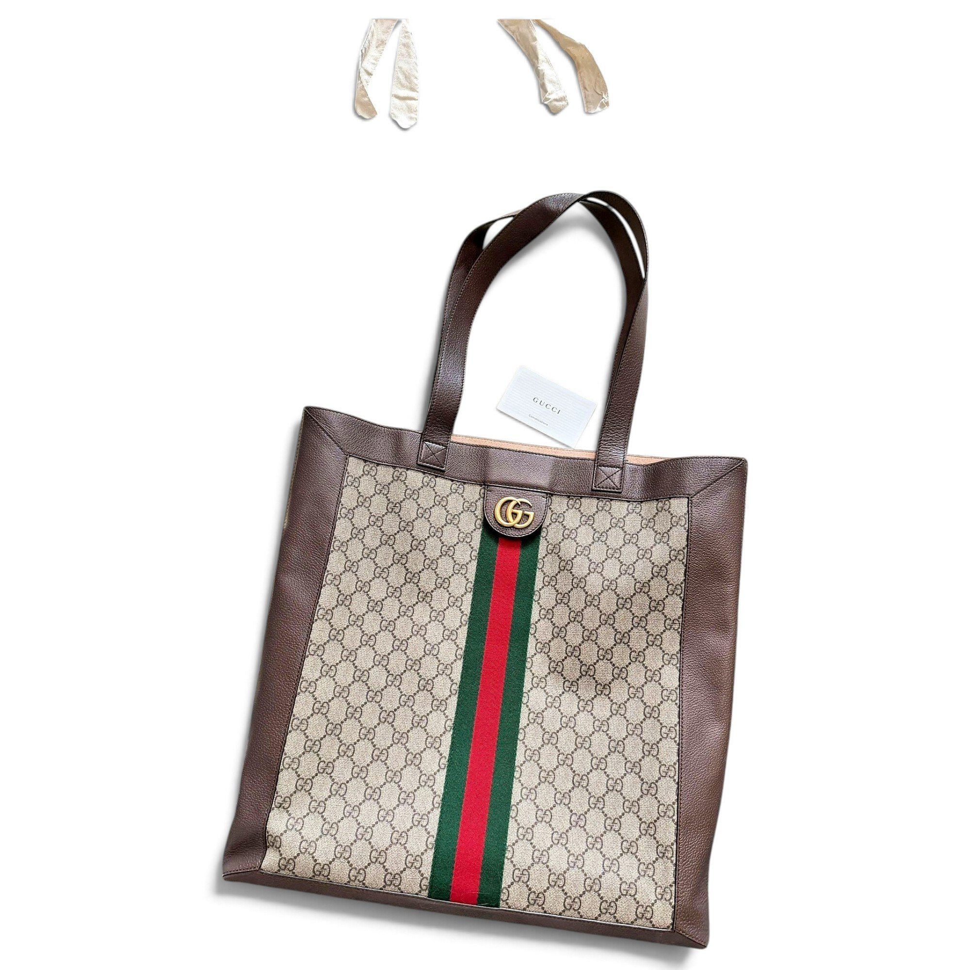 Ophidia leather tote