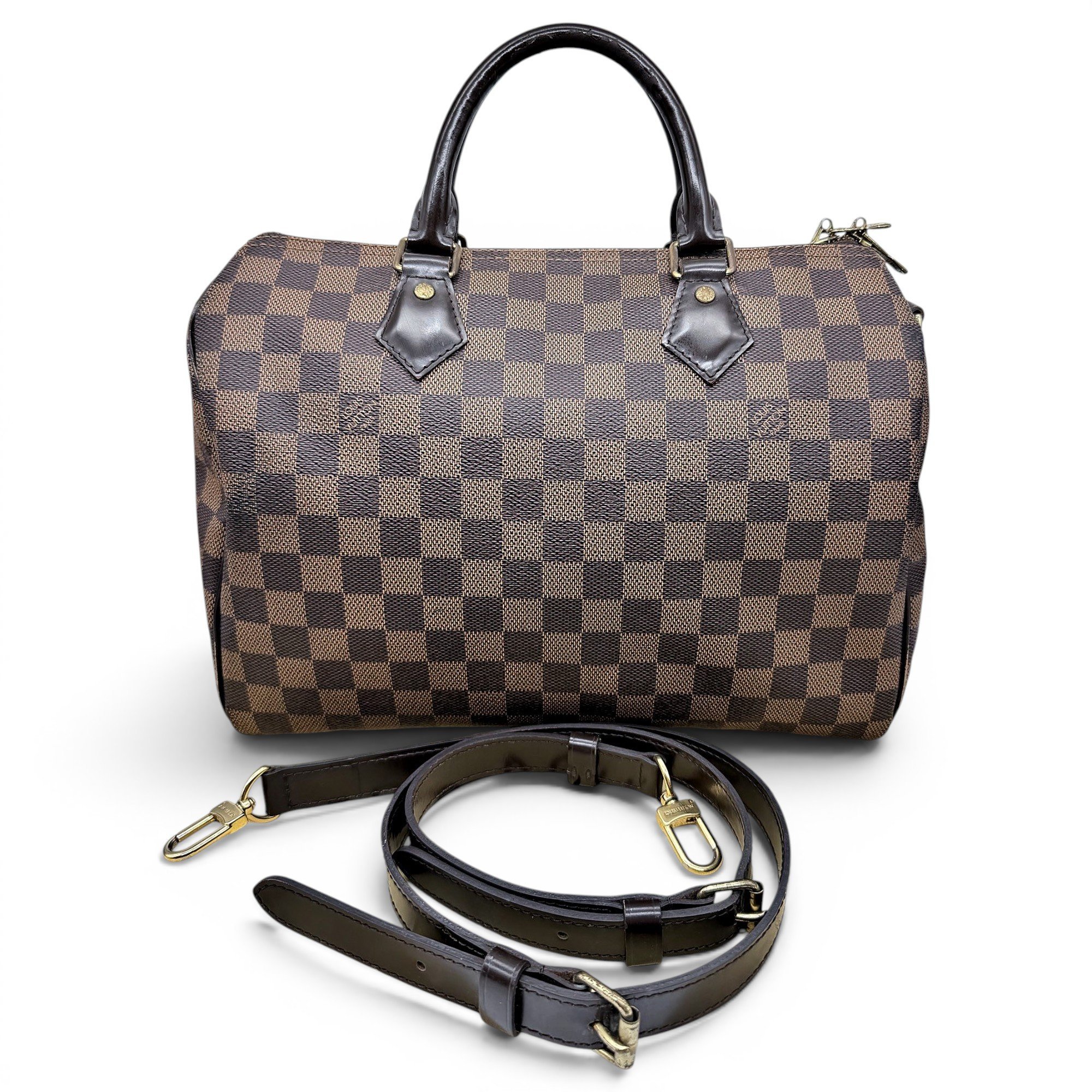 Speedy leather handbag