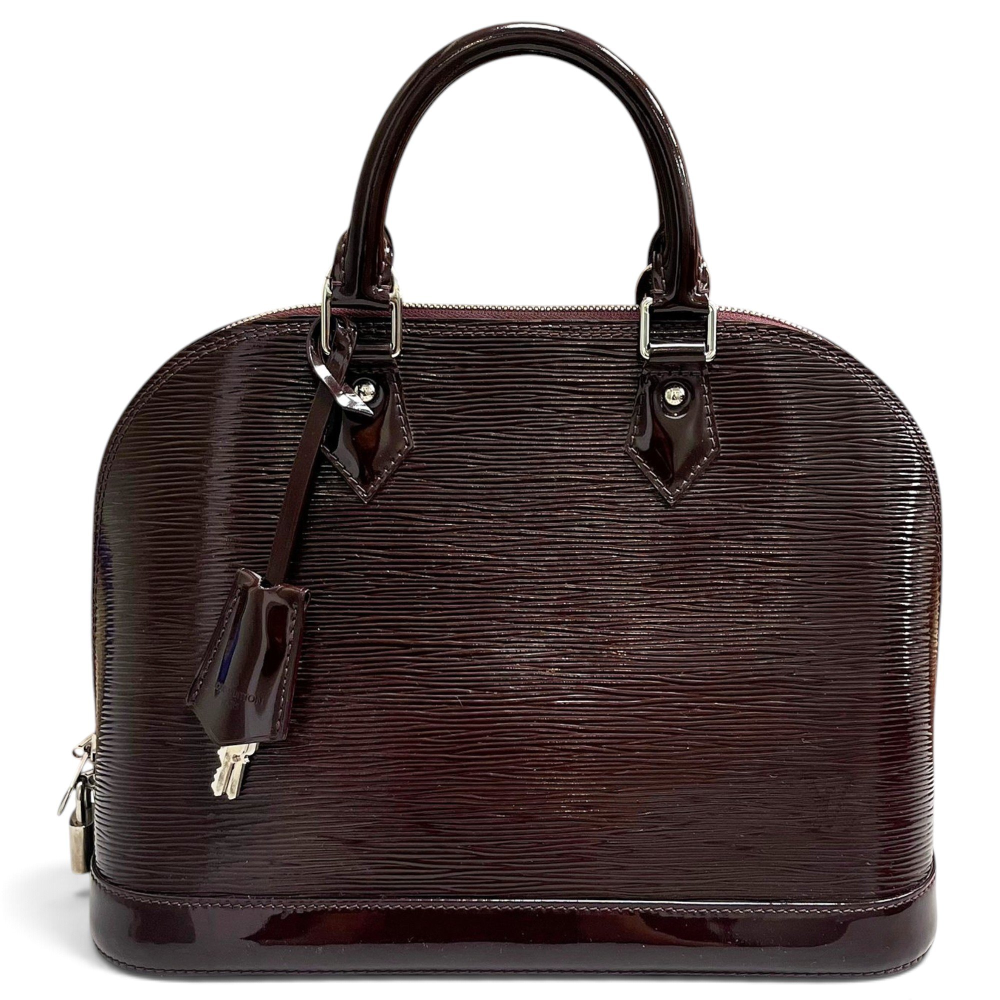Alma patent leather handbag