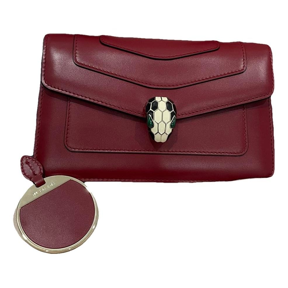 Bulgari leather crossbody bag