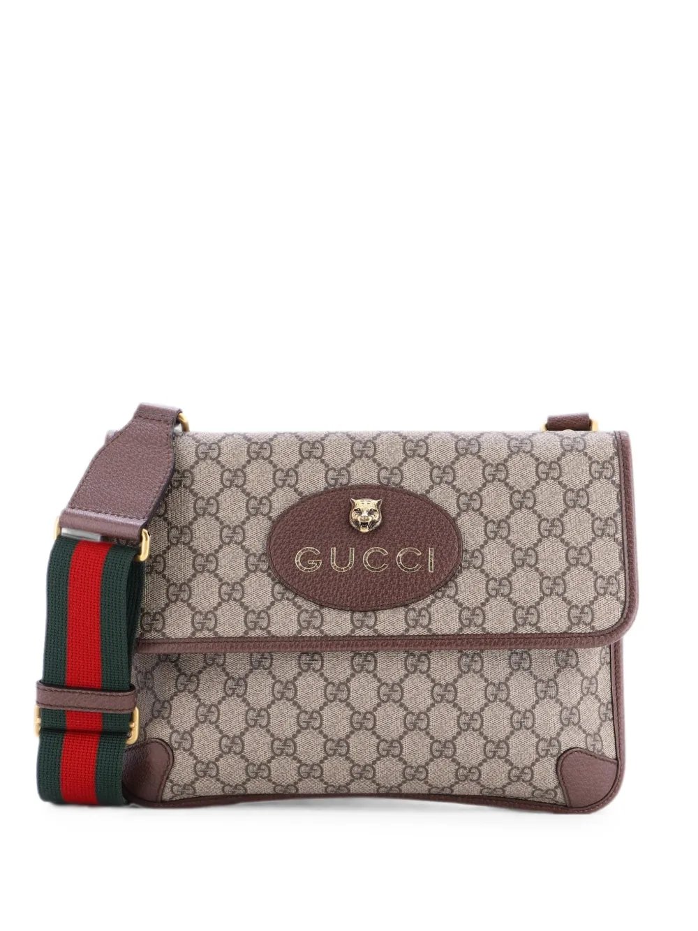 Neo Vintage Flap Messenger GG Coated Canvas Medium crossbody bag