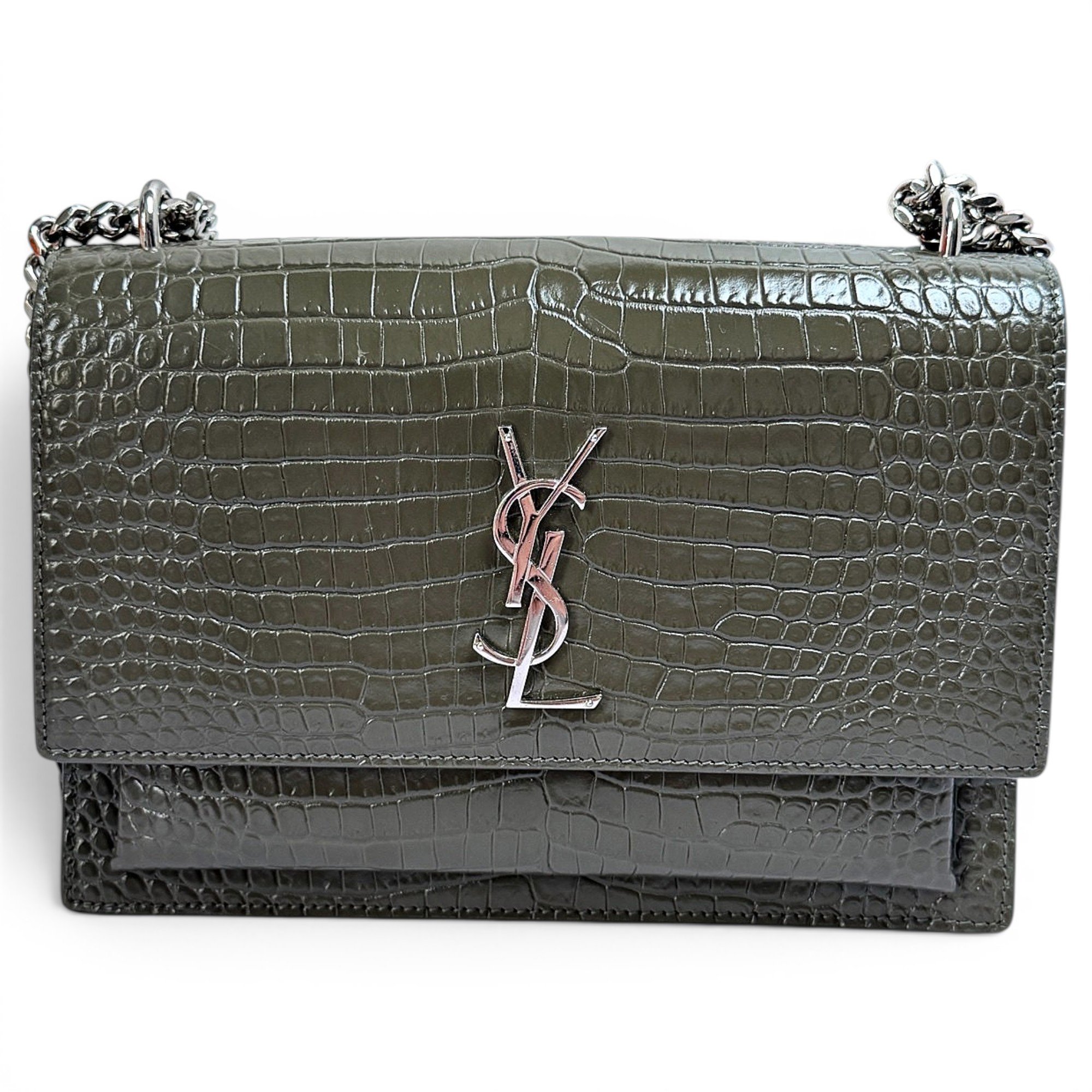 Sunset leather handbag