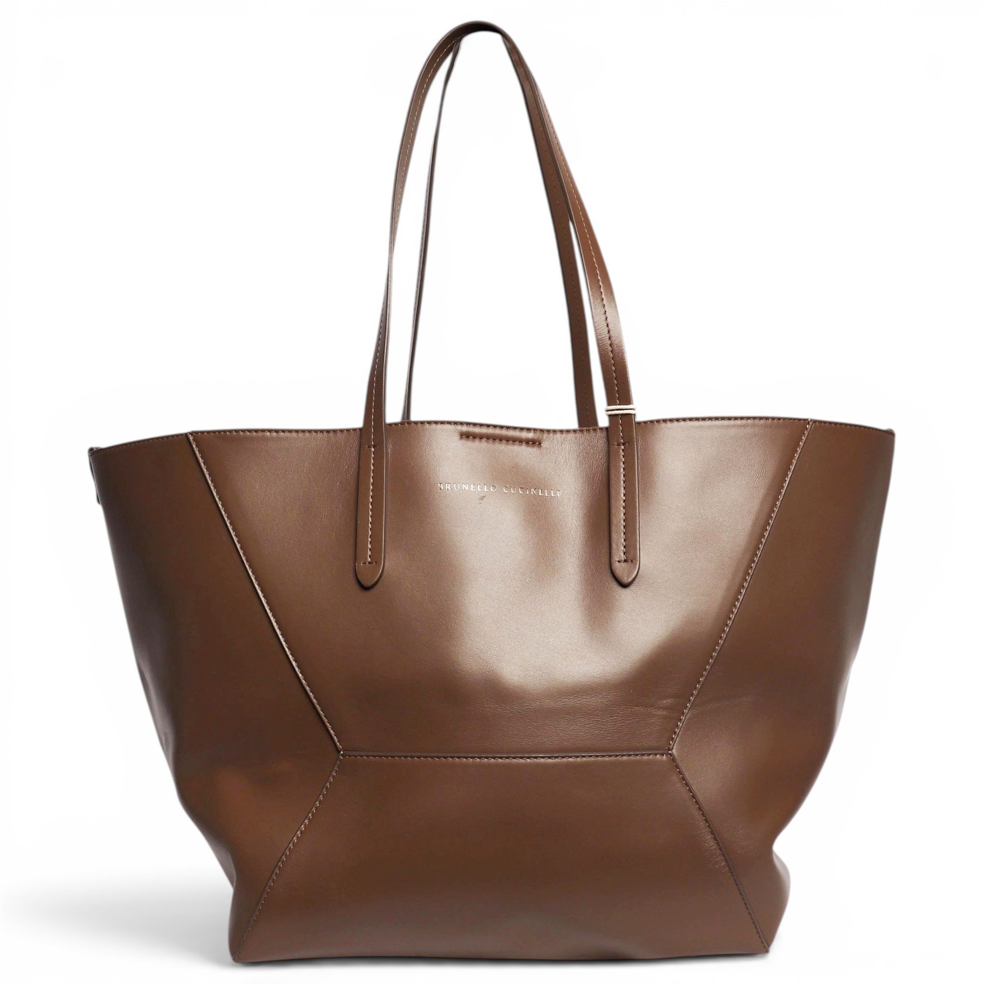 Leather tote