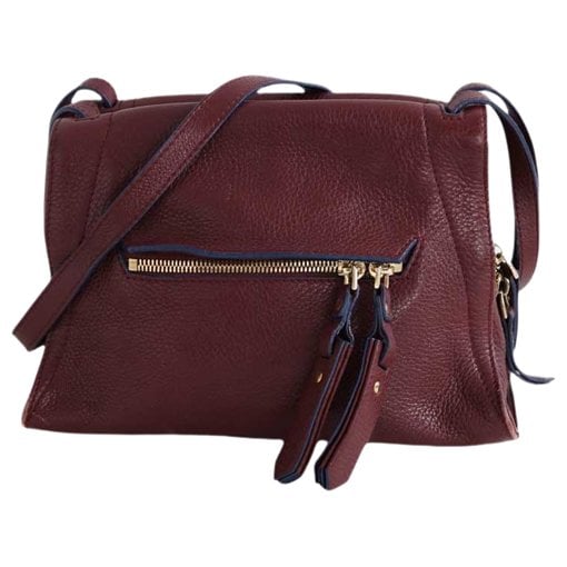 Leather crossbody bag