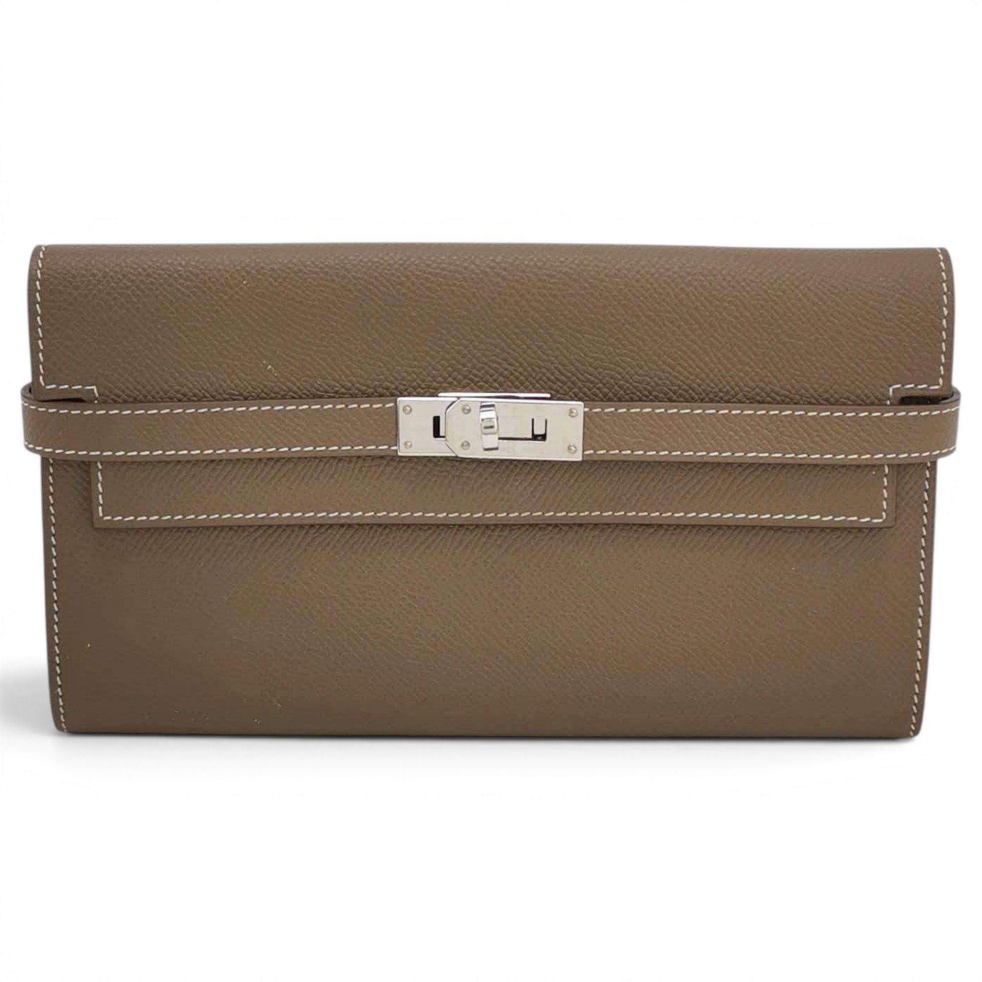 Kelly to go leather clutch bag
