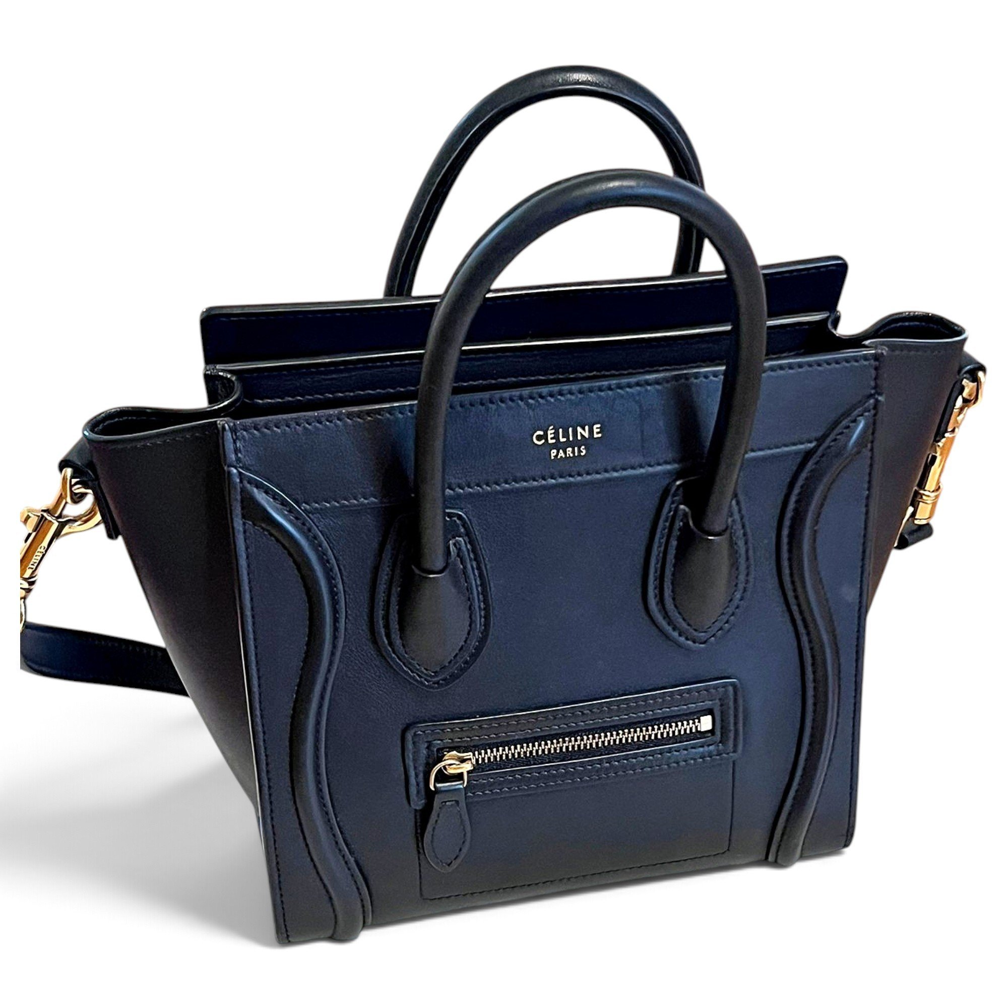 Luggage leather handbag