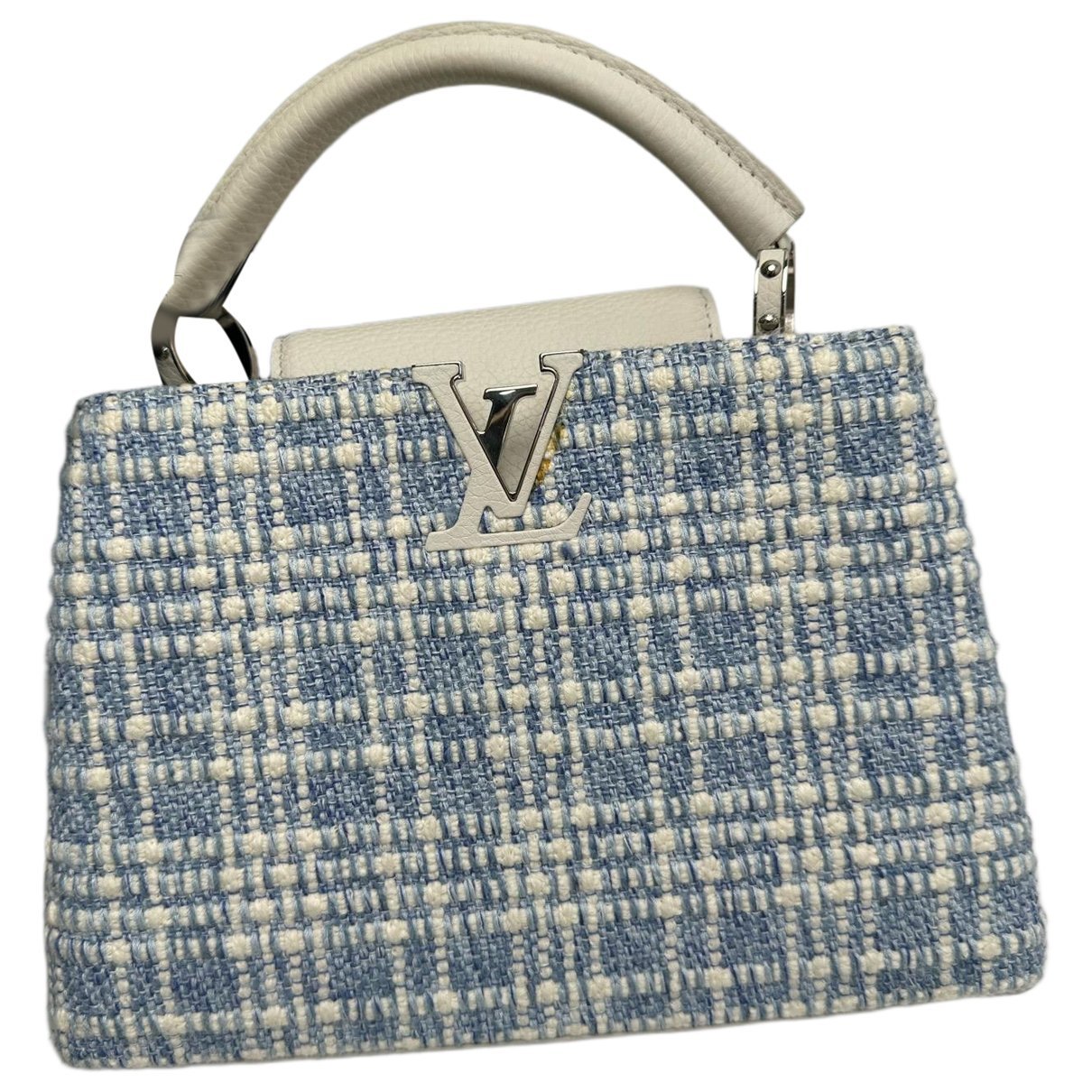 Capucines tweed handbag