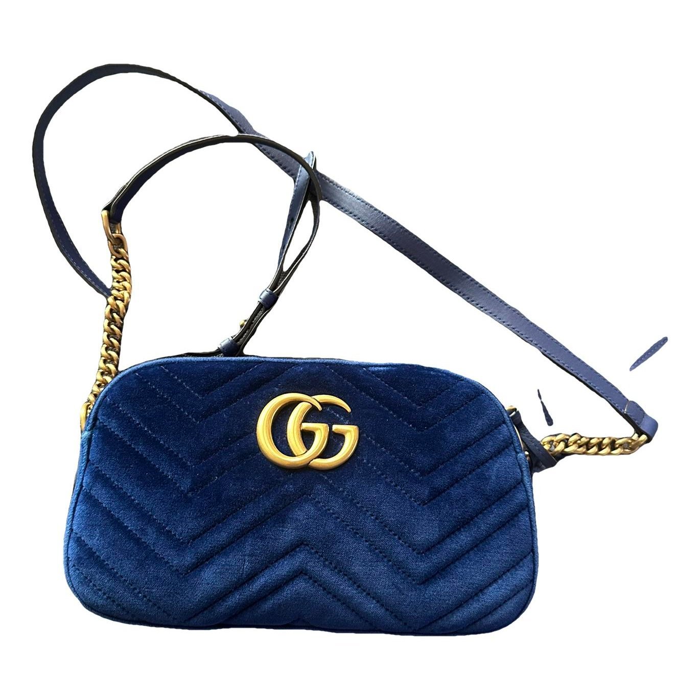 Marmont velvet clutch bag