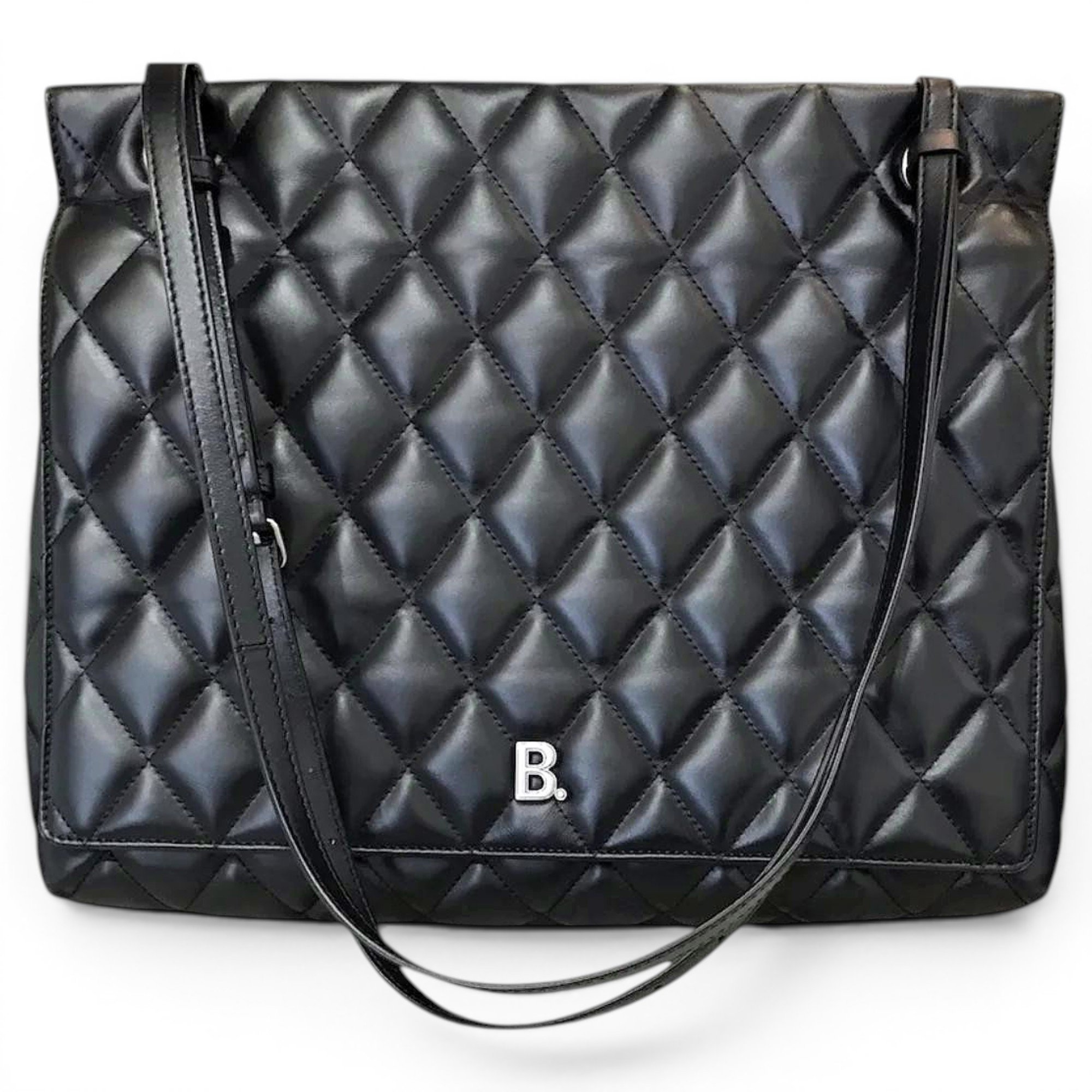 B leather bag